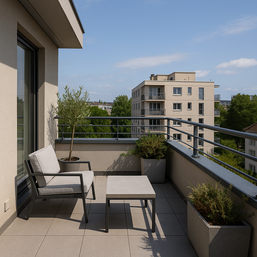 SANS VIS A VIS BEAU 2P DE 40M² AVEC TERRASSE DE 8M² ET PARKING