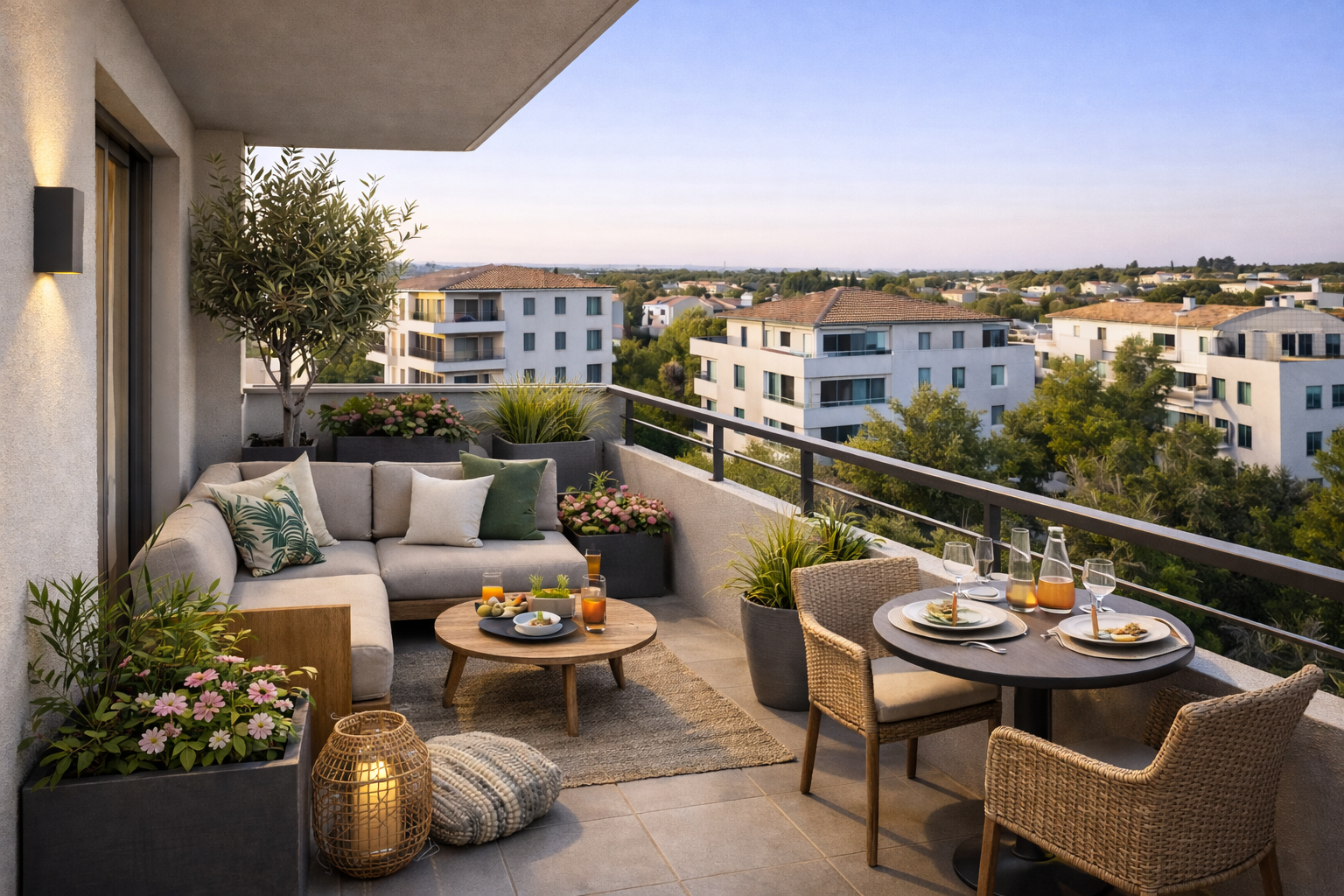 PROCHE CENTRE VILLE – MAGNIFIQUE 2P DE 50M² EN DERNIER ETAGE AVEC GRANDE TERRASSE DE 14M²