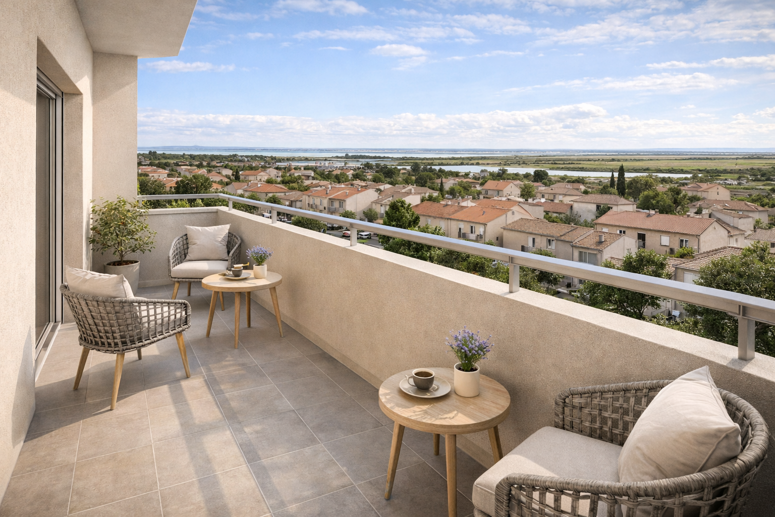 Appartement neuf 3 pièces au 3ème étage sur 4 — Entre port, mer et nature