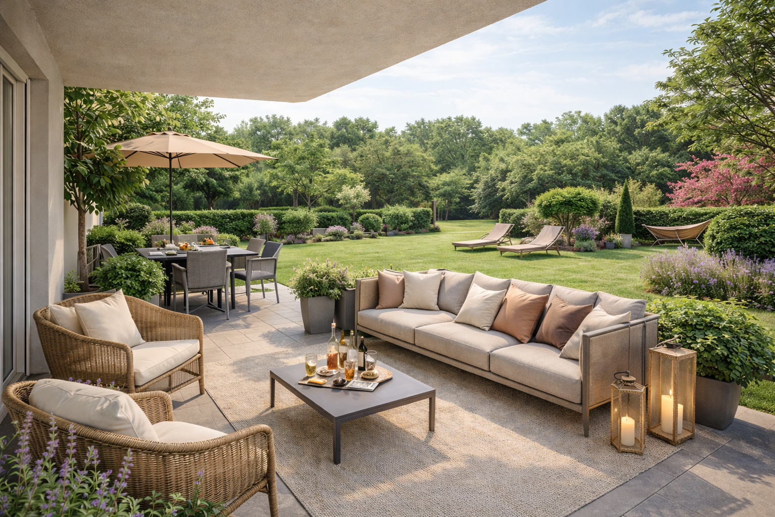 MAGNIFIQUE 2P DE 45M² AVEC UN GRAND JARDIN DE 80M²
