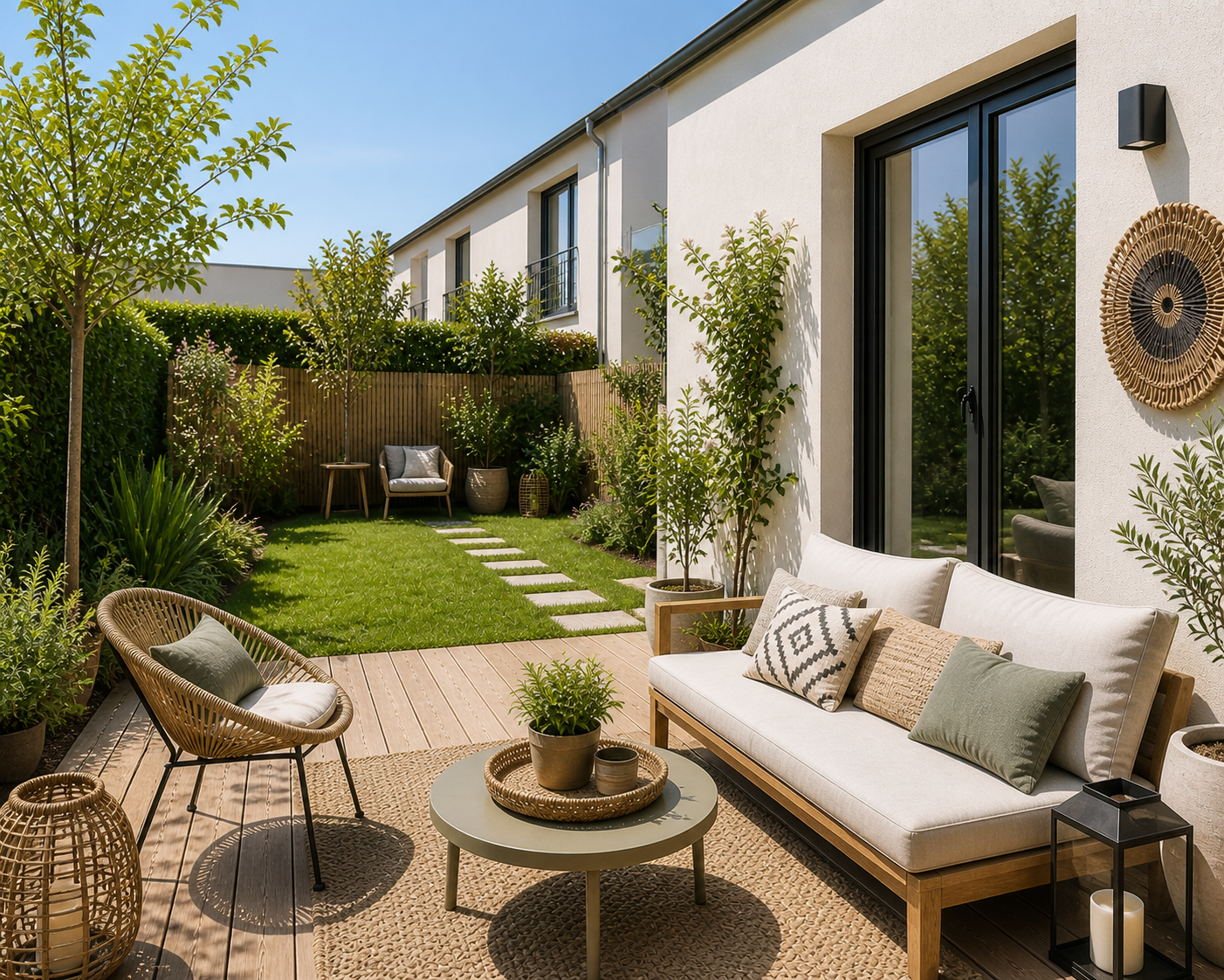 ROGNES PROCHE CENTRE VILLE - 2P DE 45M² EN REZ-DE-JARDIN