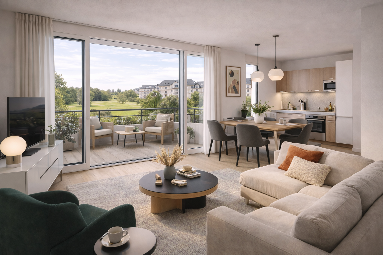 PONTAULT-COMBAULT (77340) – 3 pièces avec balcon – Livraison rapide – Disponible cette année