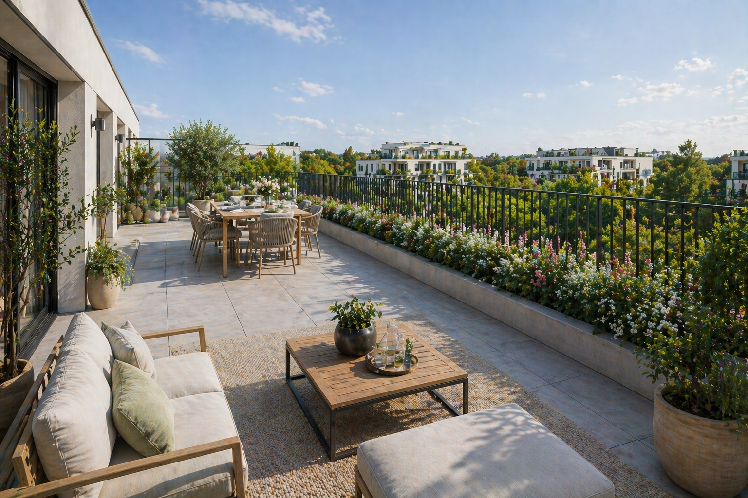 4 pièces 100m² avec terrasse 30m² – TVA réduite – Idéal famille