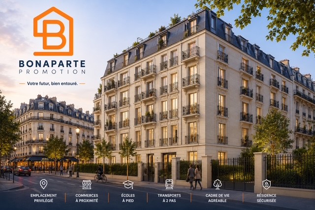 T3 NEUF À PROXIMITÉ IMMÉDIATE DE LA LIGNE 14