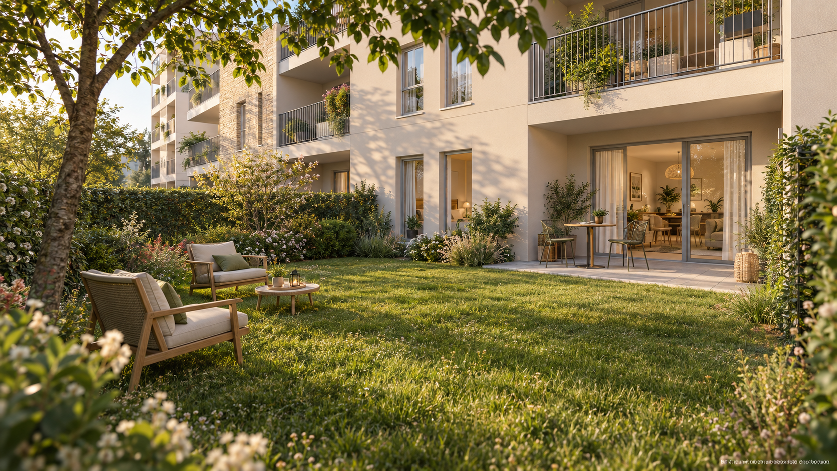 T3 AVEC 129 M² DE JARDIN – CADRE RÉSIDENTIEL
