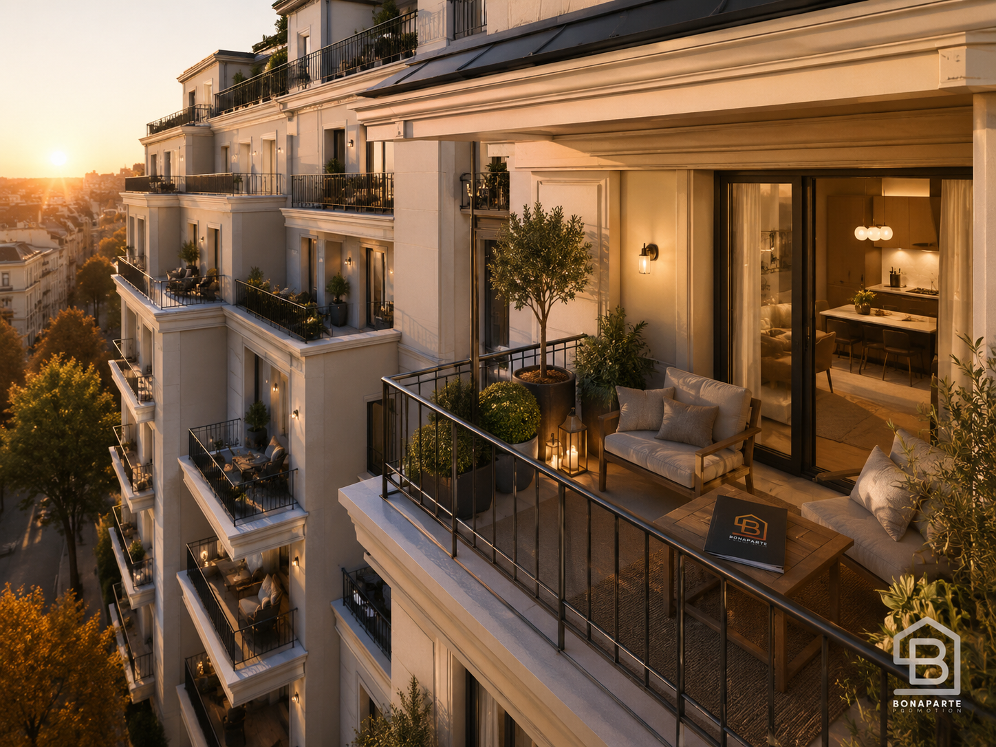 Élégance et nature – 2 pièces neuf avec loggia à 45 min de Paris.
