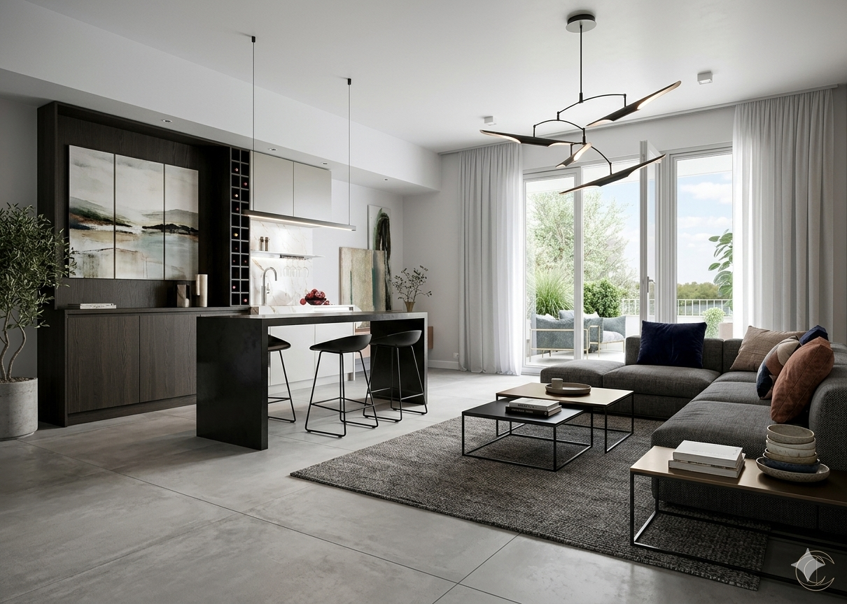 .SUPERBE 2 PIECES EXPOSE SUD AVEC TERRASSE ET PARKING
