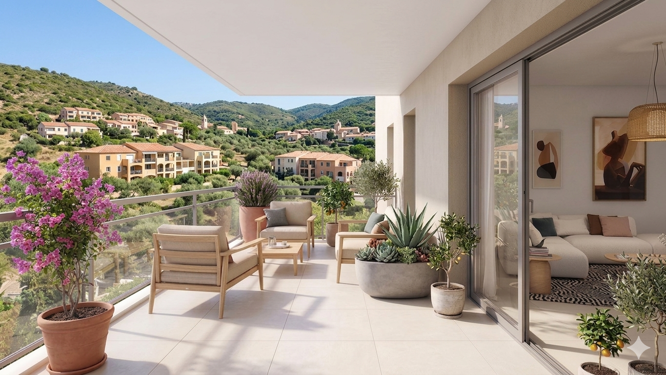 ANTIBES PROCHE MER - CENTRE VILLE 2 PIECES EN ETAGE ELEVE