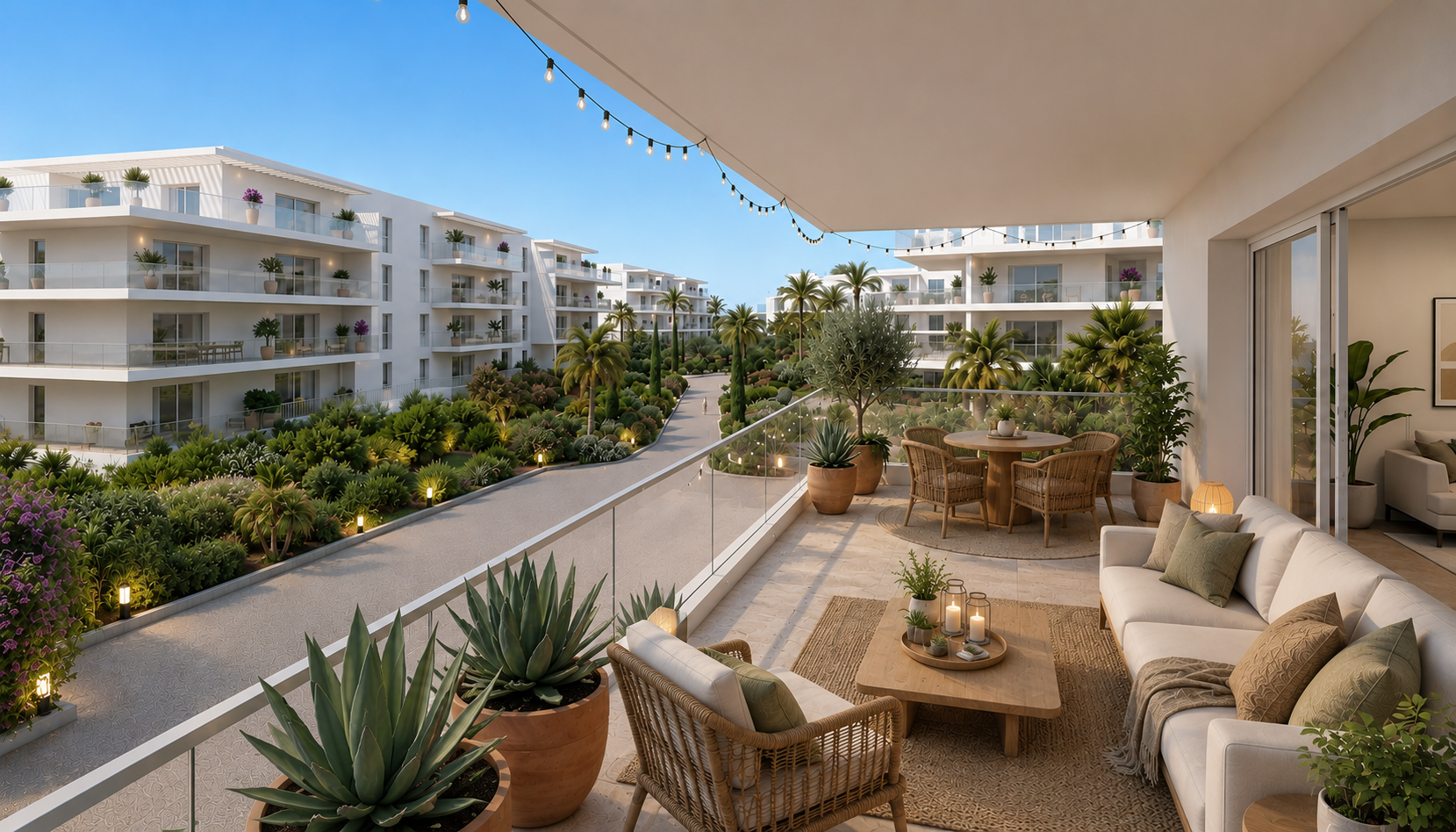 RARE 4 PIECES DE 85M² AVEC TERRASSE PLEIN SUD DE 35M² DANS UN ENVIRONNEMENT PRIVILEGIE
