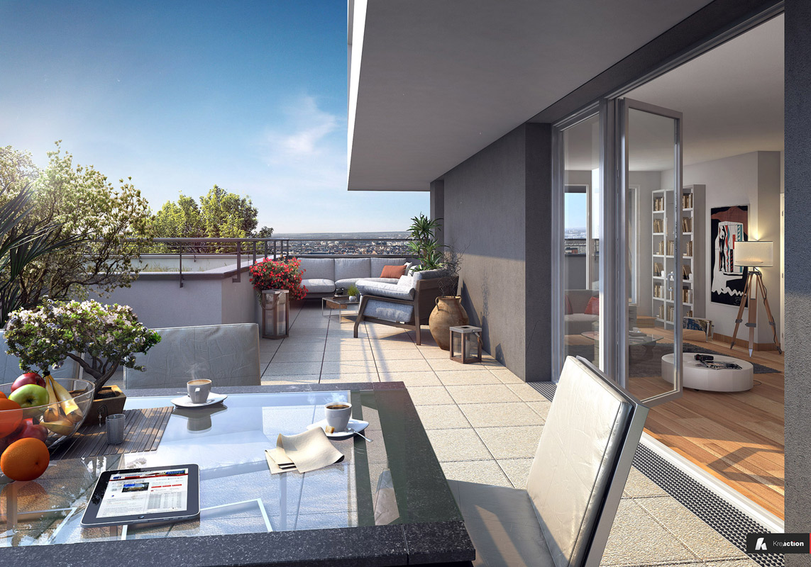 Maurepas – 2 pièces neuf de 42m², lumineux dans un eco-quartier