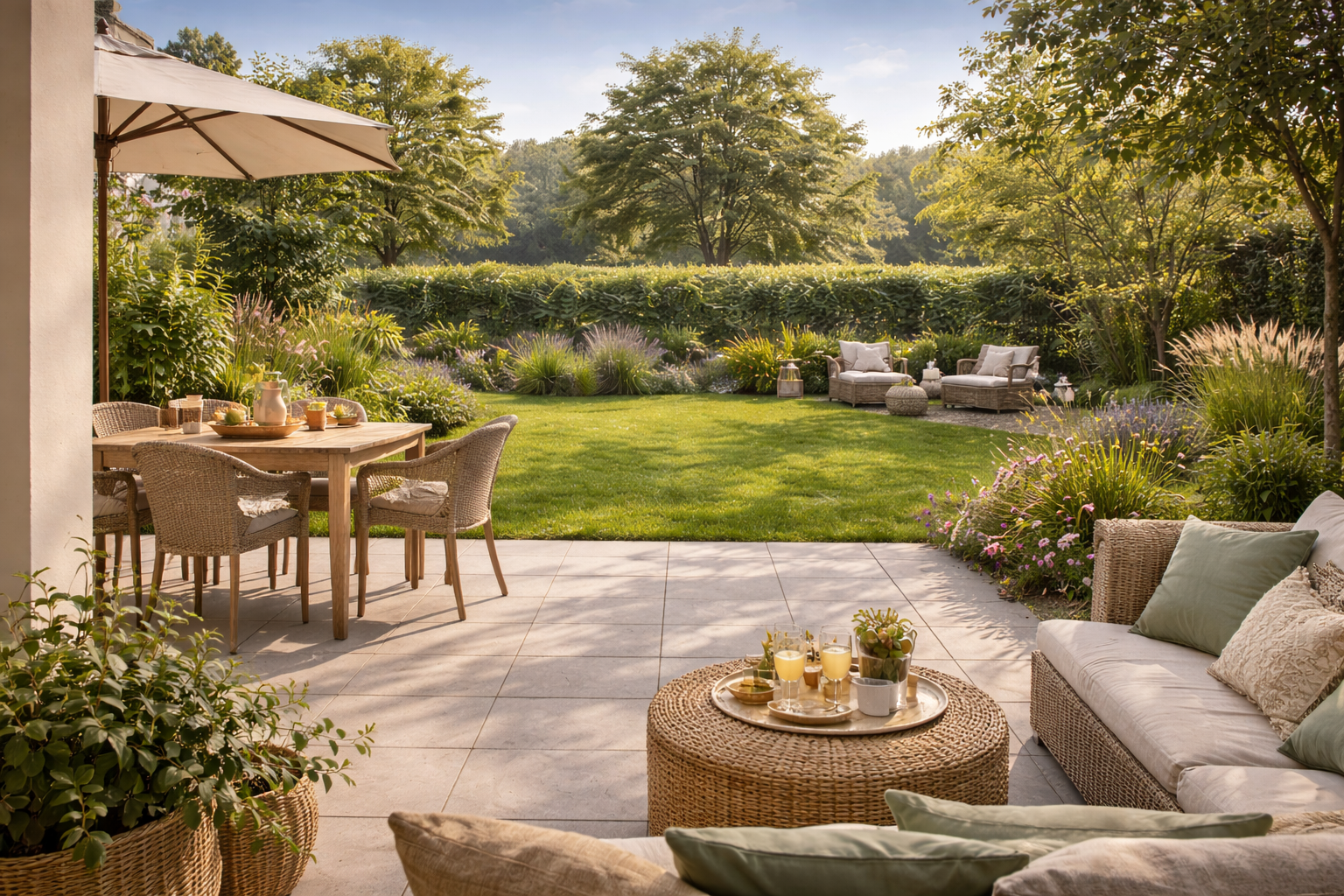 Le confort sans compromis ! Maison avec belle terrasse, grand jardin 108m² et garage !