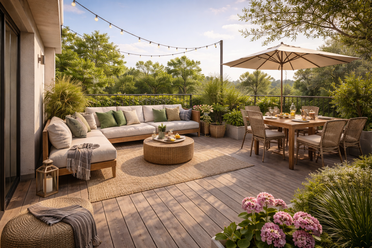 Élégant 4 pièces lumineux avec grande terrasse d'exception et double stationnement !