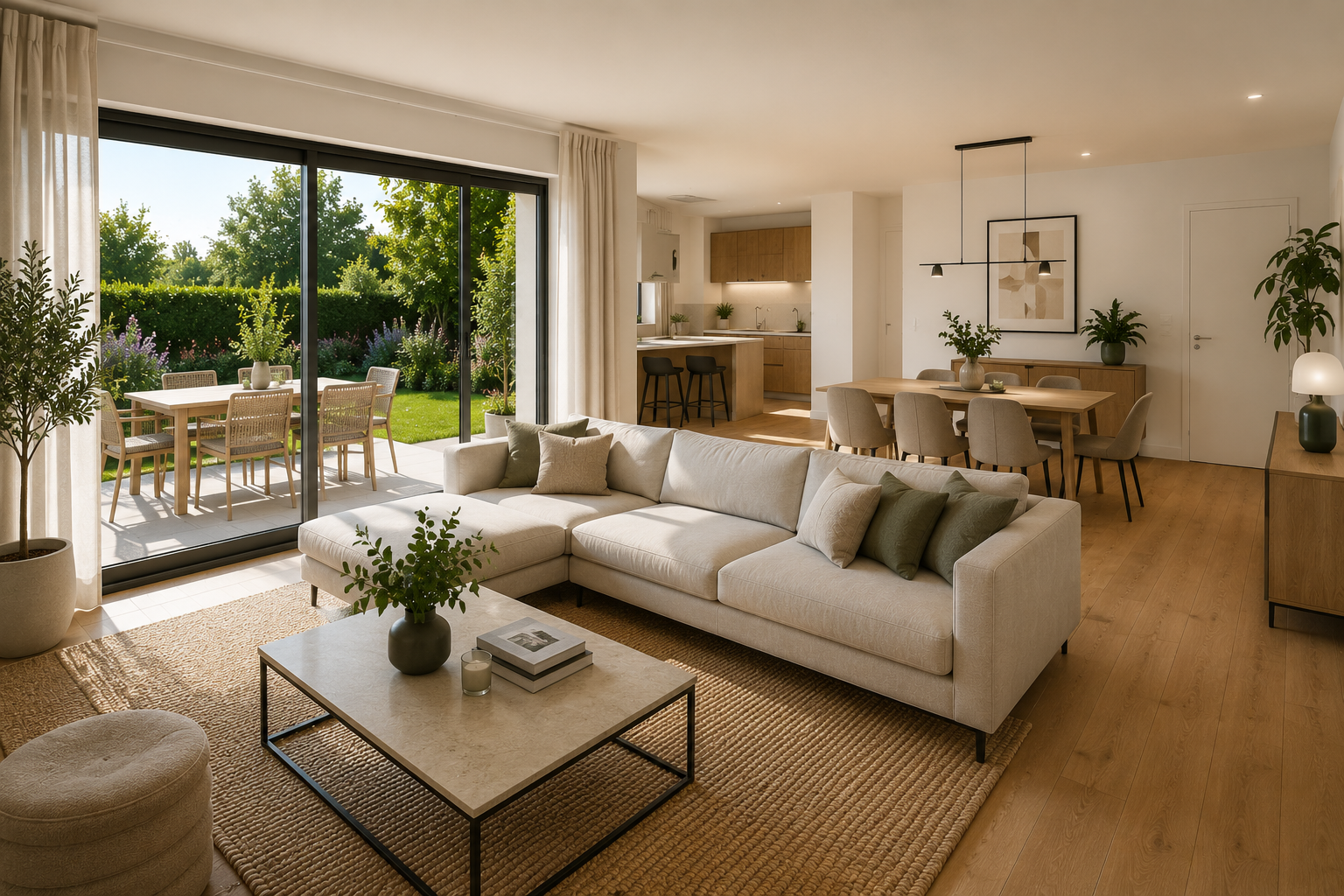 Proche loire en rez de jardin livrable immédiatement